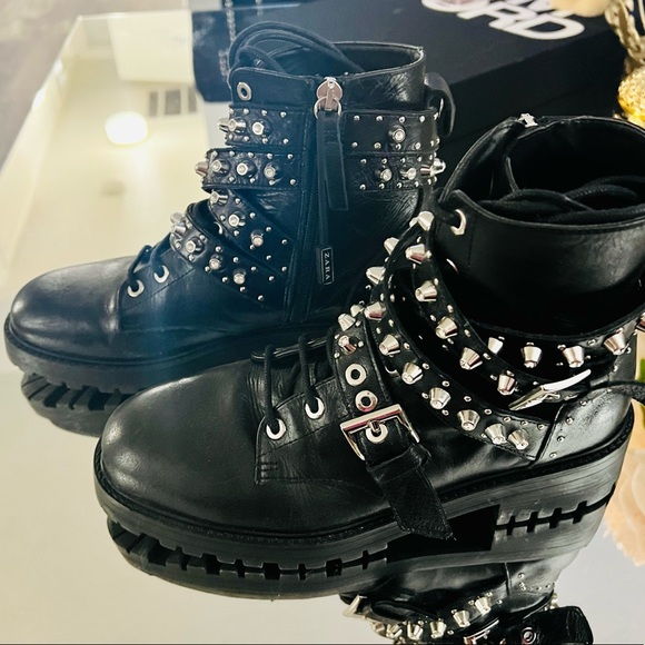 Zara Rhinestone Boots - Picture 4 of 7